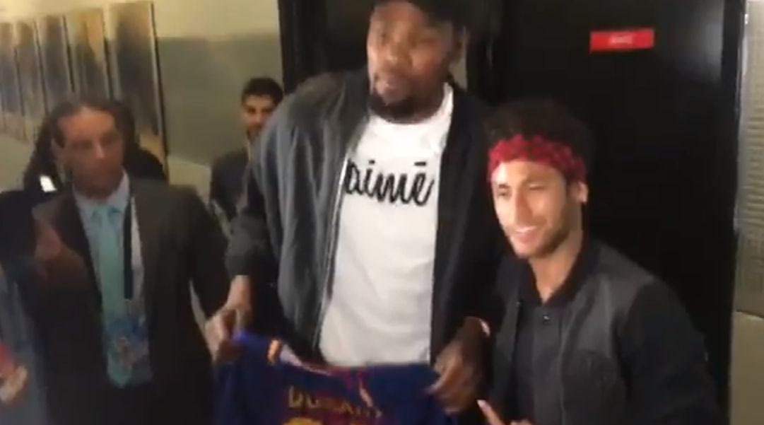 Τρελάθηκε με Ντουράντ ο Νεϊμάρ