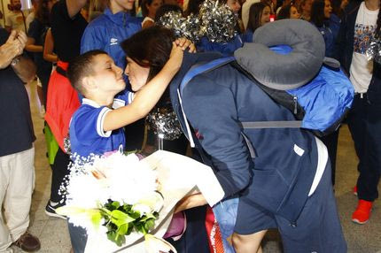 Η υποδοχή που άξιζε στην Εθνική μπάσκετ