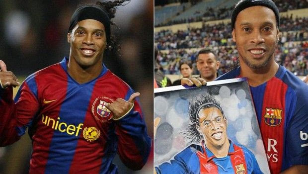 O Ροναλντίνιο ξαναπαίζει μπάλα στο Camp Nou μετά το 2008!