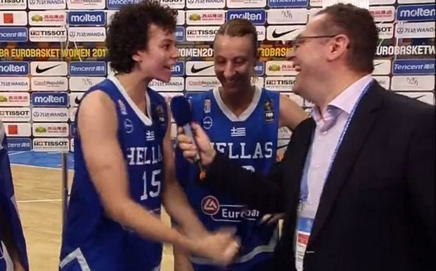 Εκστασιασμένη Σπανού μετά την πρόκριση