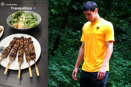 Έπνιξε τον καημό στα… σουβλάκια ο Φρέιτας!