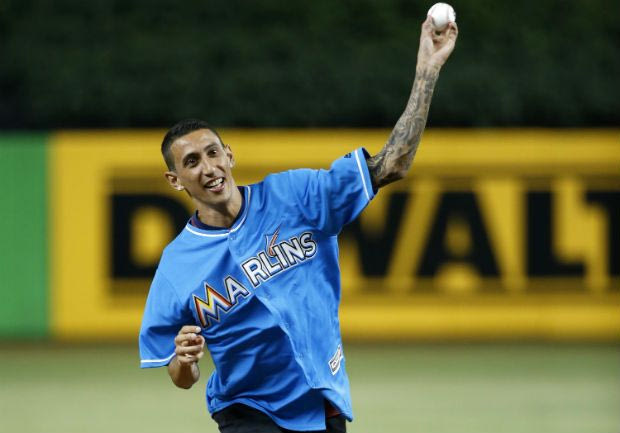 Πήγε για… μπέιζμπολ ο Ντι Μαρία, τους “χάζεψε” και έφυγε