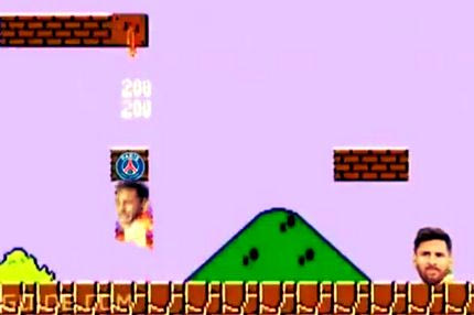 Ο Νεϊμαρ πήρε όλα τα coins του Super Mario!