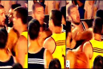 Τσαμπουκάς με σφαλιάρα Καββαδά σε Αγραβάνη!