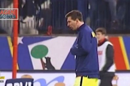 Συνεχίζει τους εμετούς ο Μέσι (VIDEO)