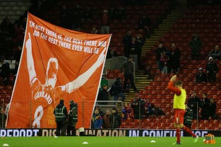 Το εντυπωσιακό πανό των φίλων της Λίβερπουλ για Τζέραρντ (PHOTO)