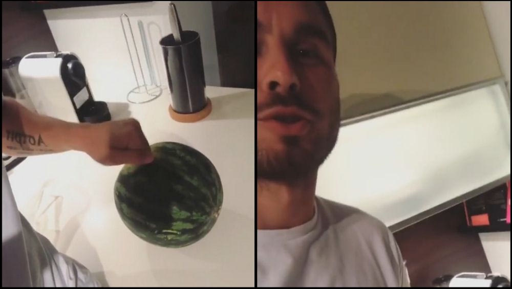 Αϊντάρεβιτς ο… καρπουζάς!