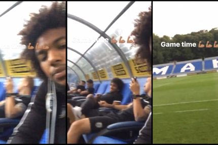 Με τα κινητά στον πάγκο οι παίκτες του ΠΑΟΚ!