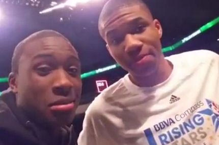 Έτοιμα να καρφώσουν τα αδέρφια Αντετοκούνμπο (VIDEO)