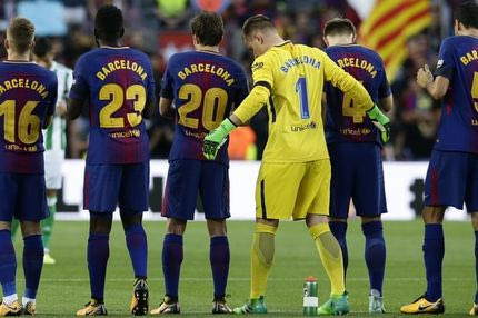 Φόρεσε ξεχωριστή φανέλα για τα θύματα της Βαρκελώνης