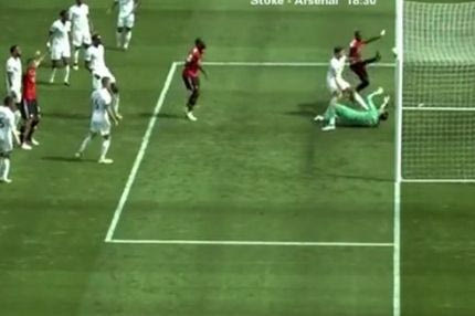 Γκολ με… καρατιά ο Μπαϊγί