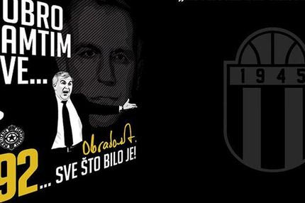 Μπλούζα ΕΠΟΣ για Ομπράντοβιτς από την Παρτίζαν