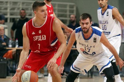 Ο Μπογκντάνοβιτς έβαλε το 1/3 των πόντων της Σερβίας