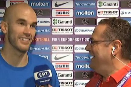 Ο Καλάθης έκανε πλάκα με τον Ιωάννου για το “Nick the Quick”