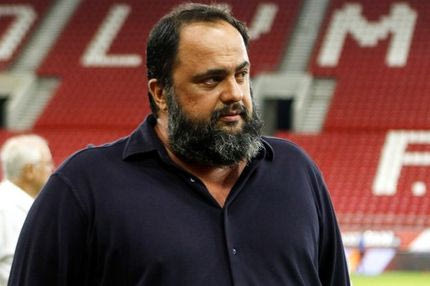 Ο Βαγγέλης Μαρινάκης στα επίσημα του “Juventus Stadium”