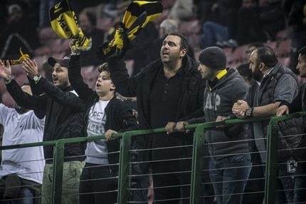 Το πάρτι των οπαδών της ΑΕΚ στο Μιλάνο!