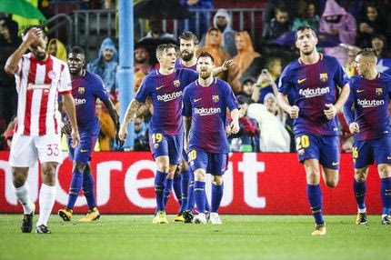 Η Μπαρτσελόνα δεν.. παίζεται ακόμα και με 10 παίκτες, 3-1 τον Ολυμπιακό