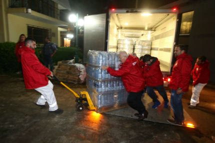 Δίπλα στους πληγέντες ο Ολυμπιακός