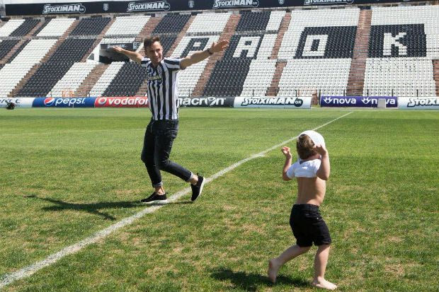 Ο ΠΑΟΚ καλωσόρισε τη Μαρία Λουίζα στην Τούμπα