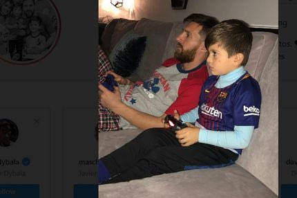Φροντιστήριο Μέσι στον γιο του, για το πως θα κερδίζει την Ρεάλ!