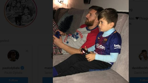 Φροντιστήριο Μέσι στον γιο του, για το πως θα κερδίζει την Ρεάλ!