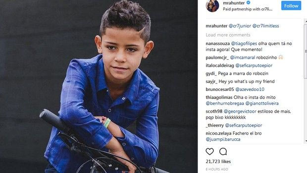 Ο γιος του Ρονάλντο “γκρέμισε” το Instagram με τη photo που ανέβασε!