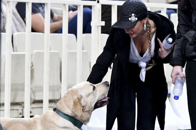 Ο σκύλος και η ξανθιά που… έκοψε την ανάσα στο ΟΑΚΑ