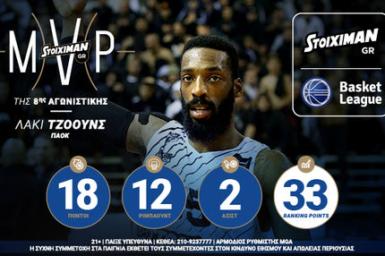 “Η διάκριση του Stoiximan.gr MVP μου δίνει δύναμη και αυτοπεποίθηση”