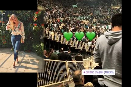 Ψηφίζει… Παναθηναϊκό και θύρα 13 η σύζυγος του Λουντ!