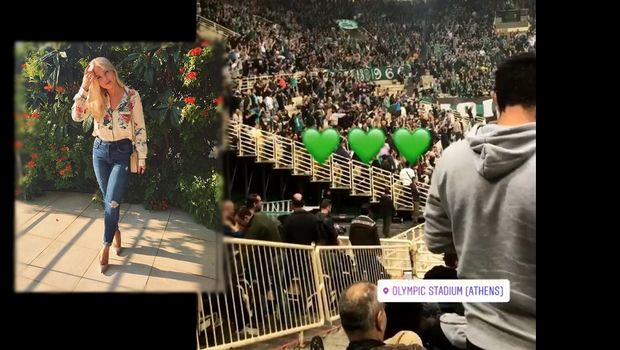 Ψηφίζει… Παναθηναϊκό και θύρα 13 η σύζυγος του Λουντ!