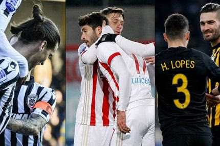 Με κόμμενη την ανάσα μέχρι το τέλος: Το πρόγραμμα για ΠΑΟΚ, Ολυμπιακό και ΑΕΚ