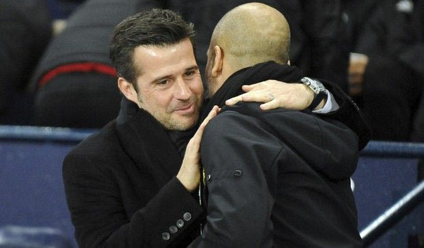 Ο Πεπ… φιλούσε τον Μάρκο Σίλβα υπέροχα