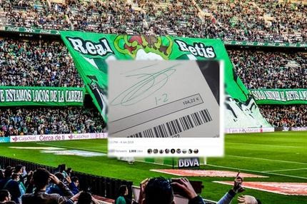 Επικός οπαδός υπέγραφε με το σκορ του… ντέρμπι!