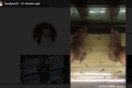 Σε… fish spa ο Λεκαβίτσιους!