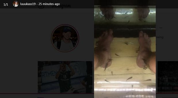 Σε… fish spa ο Λεκαβίτσιους!