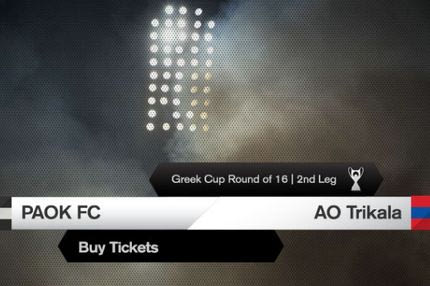 Τα εισιτήρια του ΠΑΟΚ-ΑΟ Τρίκαλα