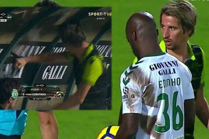 Ο Εντίνιο έκανε τον Κοεντράο να σπάσει τον πάγκο της Σπόρτινγκ!