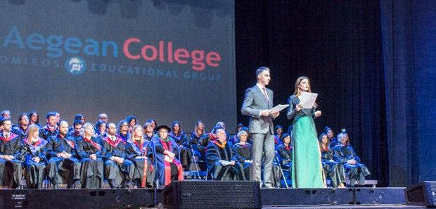 Λαμπρή τελετή αποφοίτησης από το Aegean College