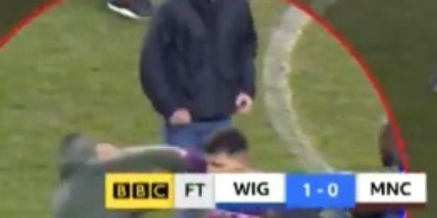 Πιάστηκε στα χέρια με οπαδό της Γουίγκαν ο Αγκουέρο