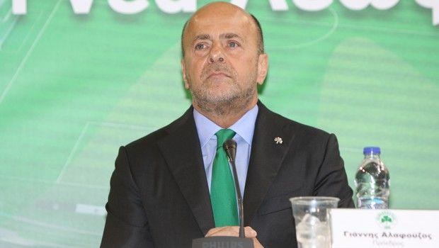 Tweet του Γιάννη Αλαφούζου για τη διακοπή στην Τούμπα!