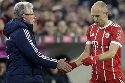 Πεντάρα η Μπάγερν, μουρμούρα ο Ρόμπεν