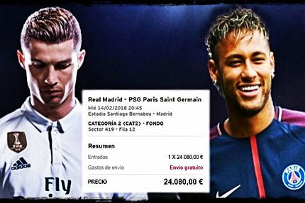 Μέχρι και 24.000€ ένα εισιτήριο για το Ρεάλ – Παρί!