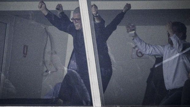 Ο Μελισσανίδης το γιόρτασε για τα καλά στην γκολάρα του Αραούχο!