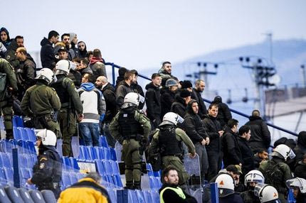 Με κόσμο ο Ολυμπιακός, δρακόντεια τα μέτρα της ΕΛΑΣ