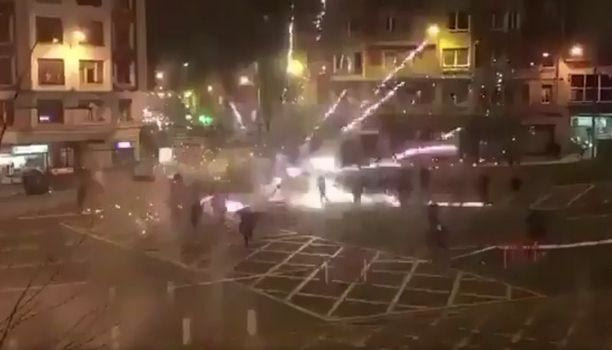 Επεισόδια και… πυροτεχνήματα στο Μπιλμπάο!