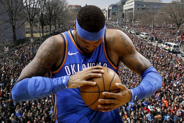 Ο Καρμέλο πλήρωσε και έστειλε 4500 παιδιά σε πορεία!