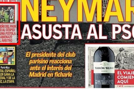 Στα ισπανικά πρωτοσέλιδα το “ντου” του Σαββίδη!