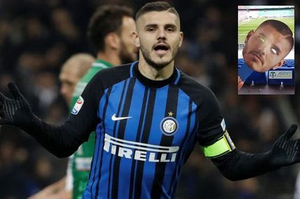 Το Μιλάνο γεμίζει με… μάσκες για χάρη του Ικάρντι