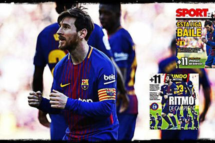 Χόρεψε και στα πρωτοσέλιδα ο Μέσι!