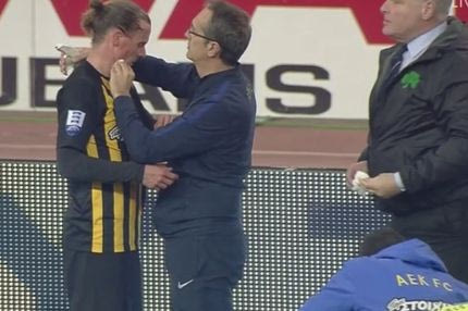 Μάτωσε στο πρώτο ματς εναντίον του ΠΑΟ ο Χουλτ!